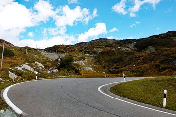 San-Bernardino-Gebirgspass Straße