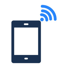 Wifi Mobile Isolated Vector icon which can easily modify or edit

