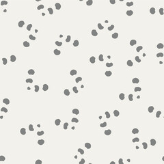 Seamless pattern pandas faces isolated on gray. Design for card, textile, fabric, wallpaper, paper design