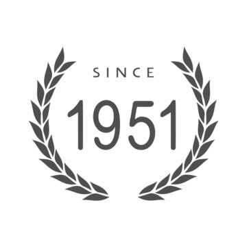 Since 1951 year anniversary celebration