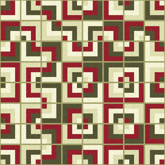 Abstract Geometric Pattern generative computational art illustration