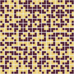 Abstract Geometric Pattern generative computational art illustration