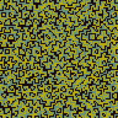 Fototapeta premium Abstract Geometric Pattern generative computational art illustration