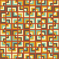 Abstract Geometric Pattern generative computational art illustration