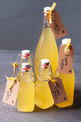 bottles of limoncello 