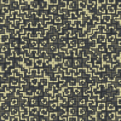 Abstract Geometric Pattern generative computational art illustration