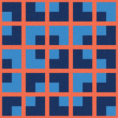 Abstract Geometric Pattern generative computational art illustration