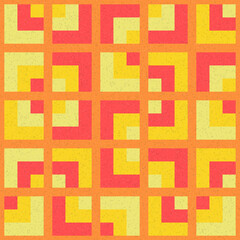Abstract Geometric Pattern generative computational art illustration