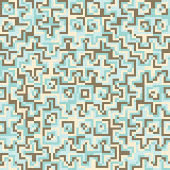 Abstract Geometric Pattern generative computational art illustration