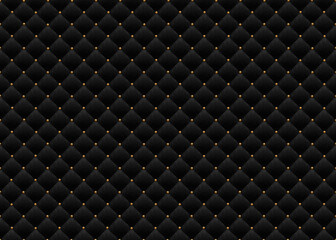 cuir noir texture transparente orné de carn décoratif or