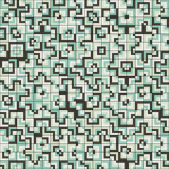 Abstract Geometric Pattern generative computational art illustration