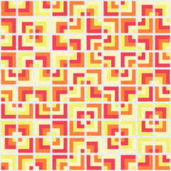 Abstract Geometric Pattern generative computational art illustration