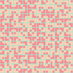 Abstract Geometric Pattern generative computational art illustration