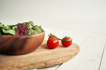 salad plate ingredients fresh food vegetables kitchen