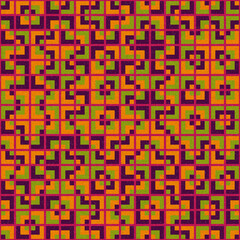 Abstract Geometric Pattern generative computational art illustration