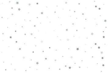 Christmas wrapper with silver stars. Silver star Celebration Confetti.