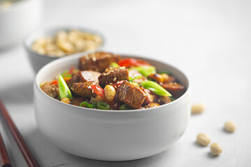 Kung pao or kung po, traditional chinese food