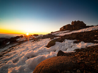 puesta de sol en La Mola