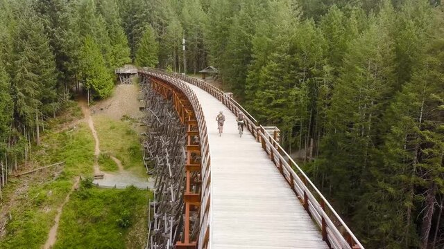 Riding the Kinsol Trestle