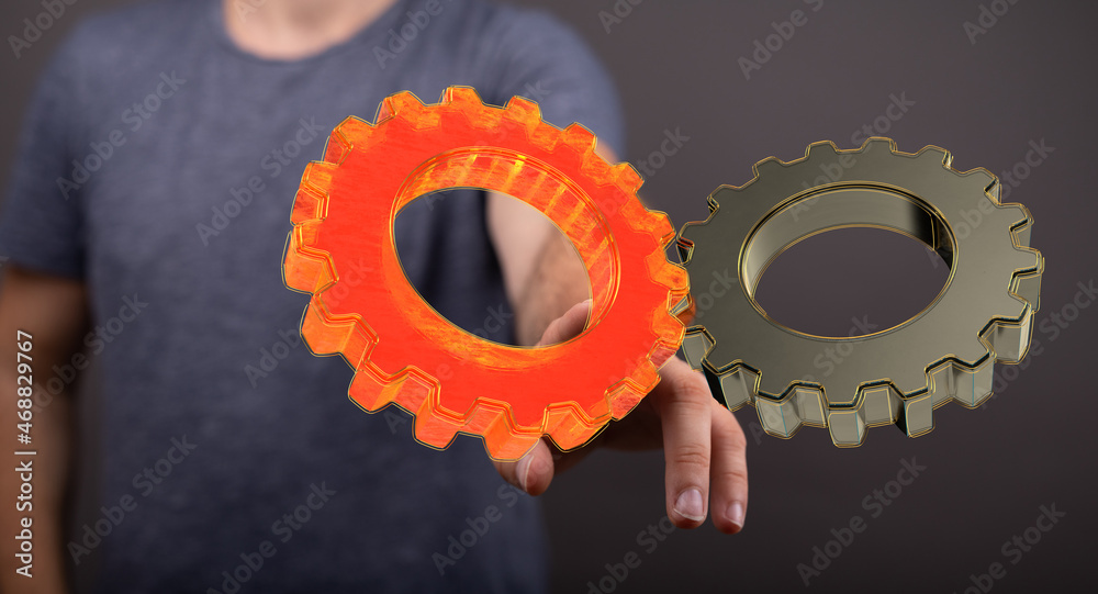 Poster Engineering And Design Image gears