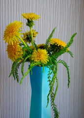 bouquet of dandelion flowers