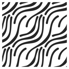 Abstract seamless pattern with waves.  Zebra pattern. Figure for textiles. Design for backdrops with sea, rivers or water texture.