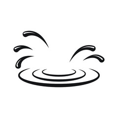 Fototapeta premium splash water icon