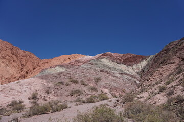 Hill of the 7 colours view form the  base of the mountain 2