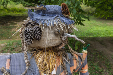 Scarecrow in Etar Architectural and Ethnographic open air museum in Bulgaria