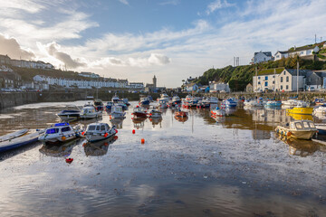 The pretty Cornish fishing village of Porthleven