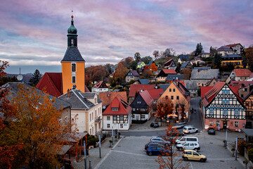 Impressionen von der Burg Hohnstein im Elbsandsteingebirge sächsische Schweiz