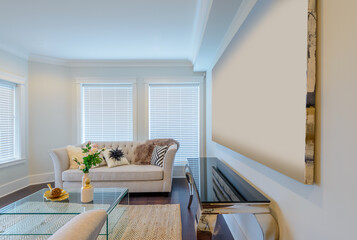 Interior design of a luxury living room