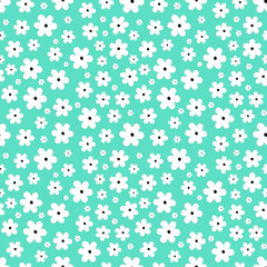 seamless pattern with flowers