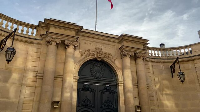 H&ocirc;tel de Matignon, r&eacute;sidence du Premier ministre &agrave; Paris