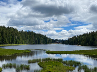 lake in the mountains