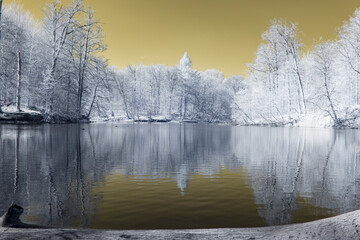 Infrared photography, invisible spectrum, infrared filter