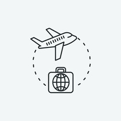 travel vector icon illustration sign 