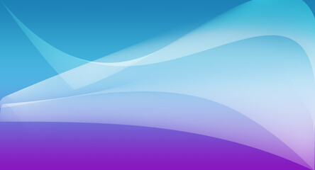 Graphic background with blue and purple wave curve curves looks futuristic and simple modern flat gradients abstract. For text spaces, designs, advertisements. Just for you