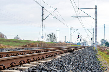 Szlak kolejowy, remont © bulamati