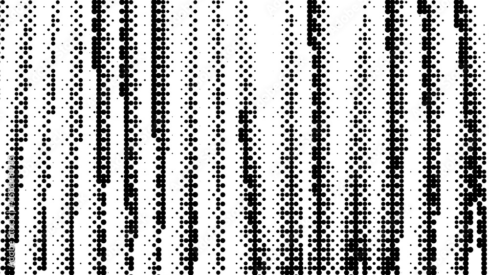 Poster halftone. abstract dotted background. texture of black dots. monochrome gradient background. vector 