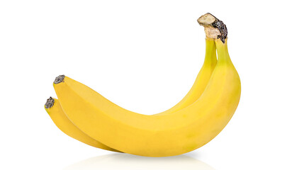 Bananas isolated on white background.