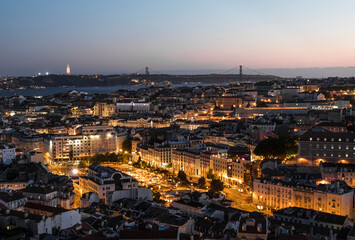 Lisbon Cirty lights