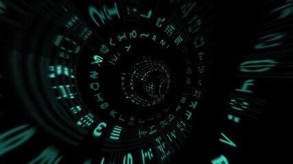 Driving through the binary data tunnel