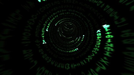 Driving through the binary data tunnel
