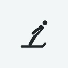 Olympics games vector icon illustration sign