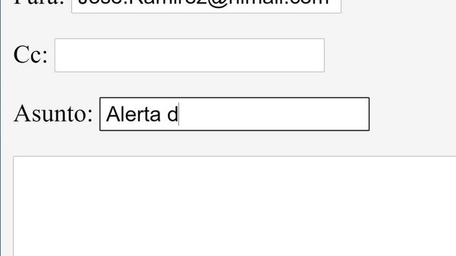 Spanish. Entering Email Subject Topic Sale Alert in Online Box. Send Marketing Advertisement Sales Special Discount to Recipient by Typing E-Mail Subject Line Website. Type Letters. Viewpoint of Moni