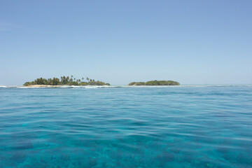 crystalline sea in maldives islands