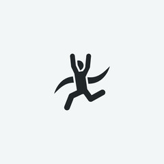 Obraz premium Olympics games vector icon illustration sign