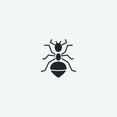 bug vector icon illustration sign 