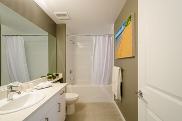Fragment of a luxury bathroom